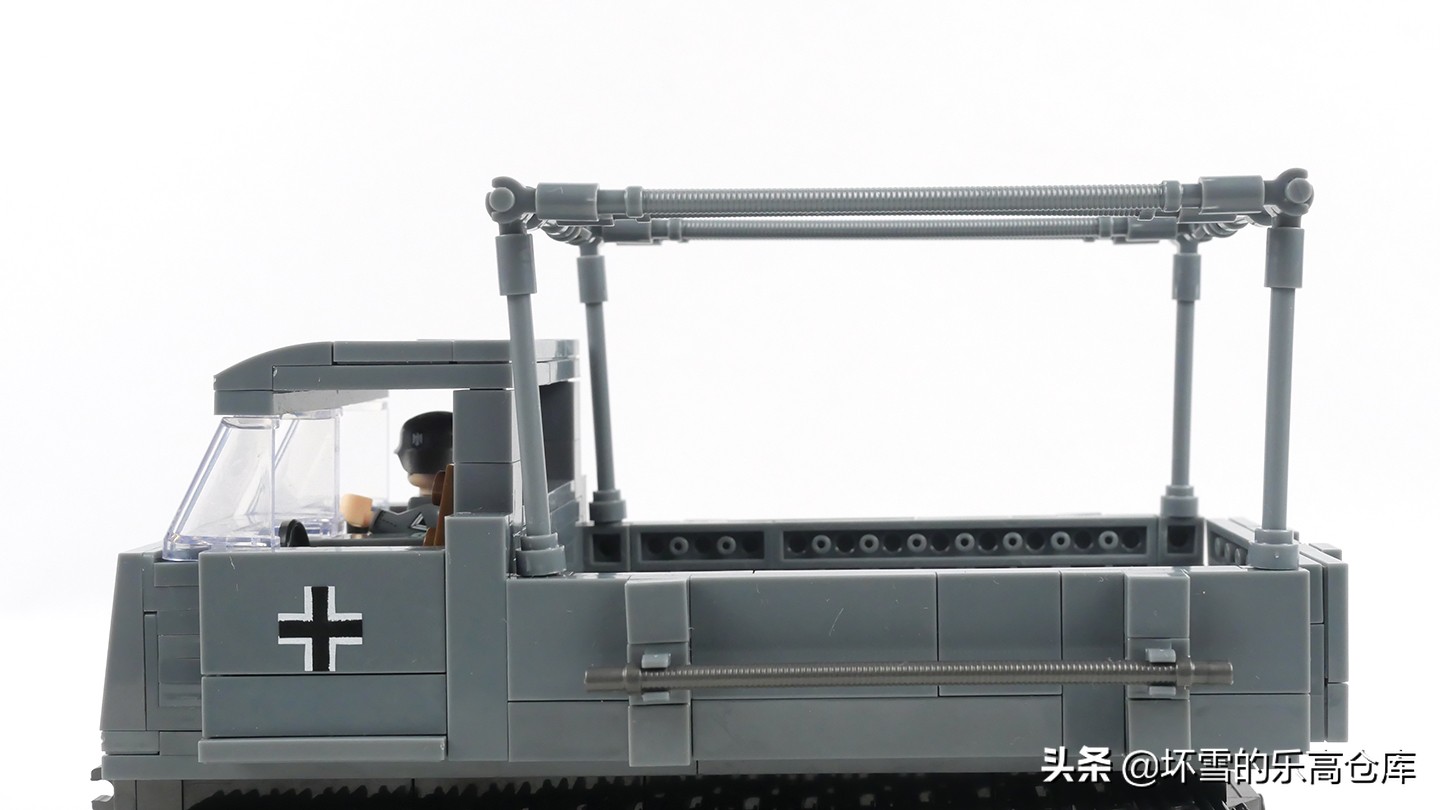 用积木还原二战,二战德军运输车积木