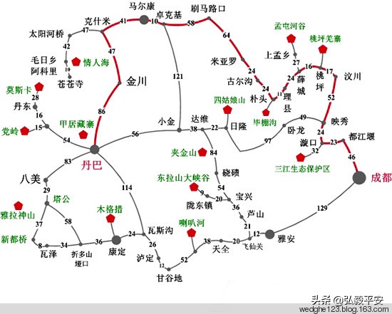 四川大环线自驾攻略,四川到新疆自驾攻略
