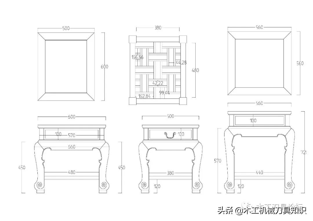 板式家具cad图纸带安装效果图,家具cad图纸生成清单