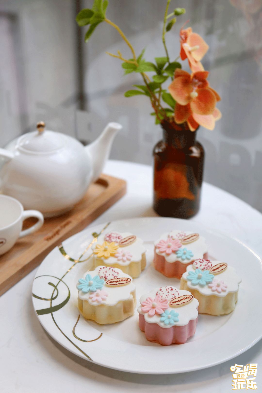 最好吃的月饼健康解馋,吃各种各样的超多月饼全部吃完