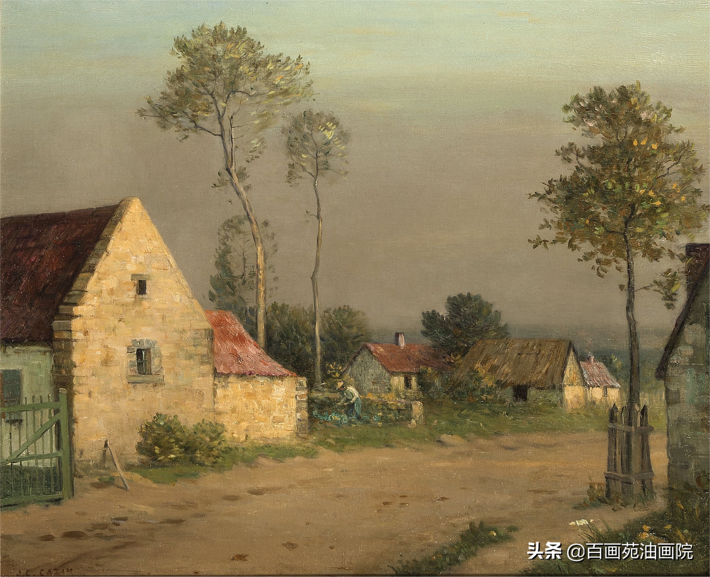 油画风景作品创作说明,油画风景画法技巧