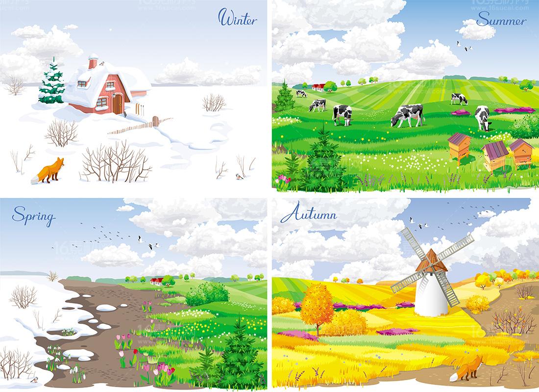 儿童画基础教程风景,色粉画教程风景简单儿童