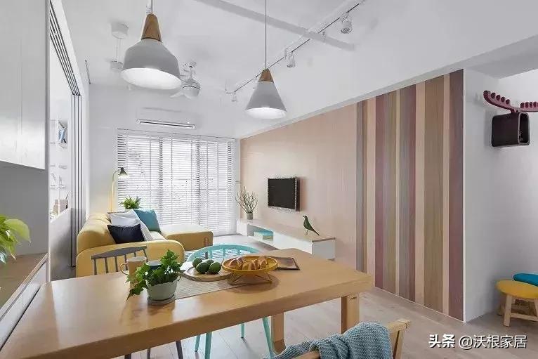 法式原木风家居案例,家居北欧风装修效果图