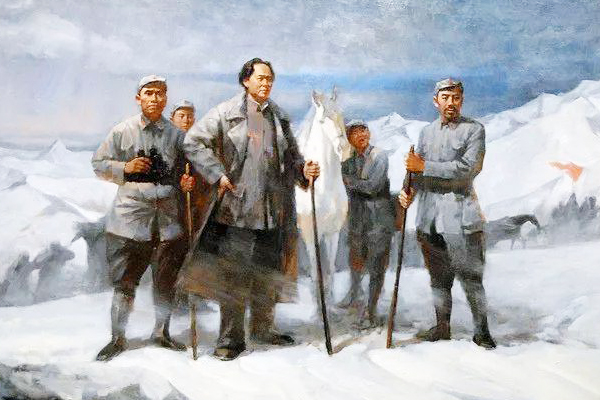 毛主席登上六盘山后,写下一首《清平乐》,全词大气磅礴雄浑豪放