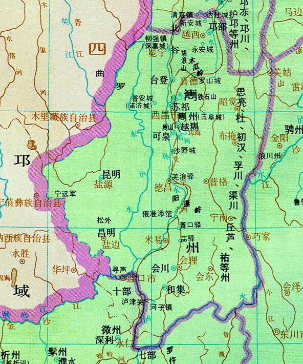 唐朝、南诏和吐蕃战争中的巂州