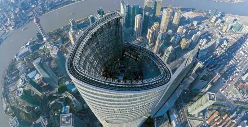 上海第一高楼基建工程视频,上海第一高楼上海中心大厦耗资