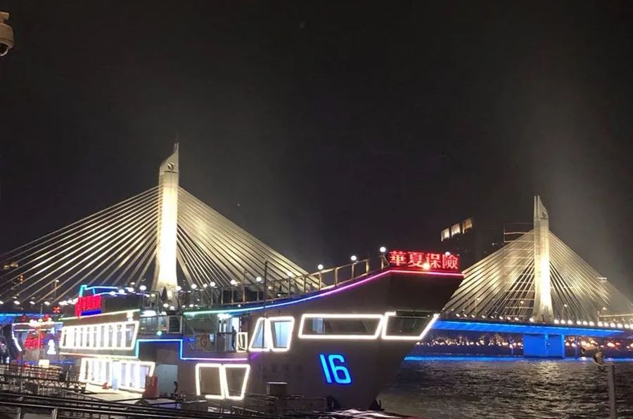 羊城八景之一珠江夜韵,广州珠江夜游美景视频