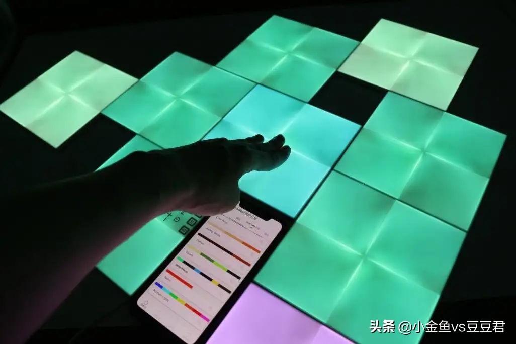 滑动方块灯,方块灯教程