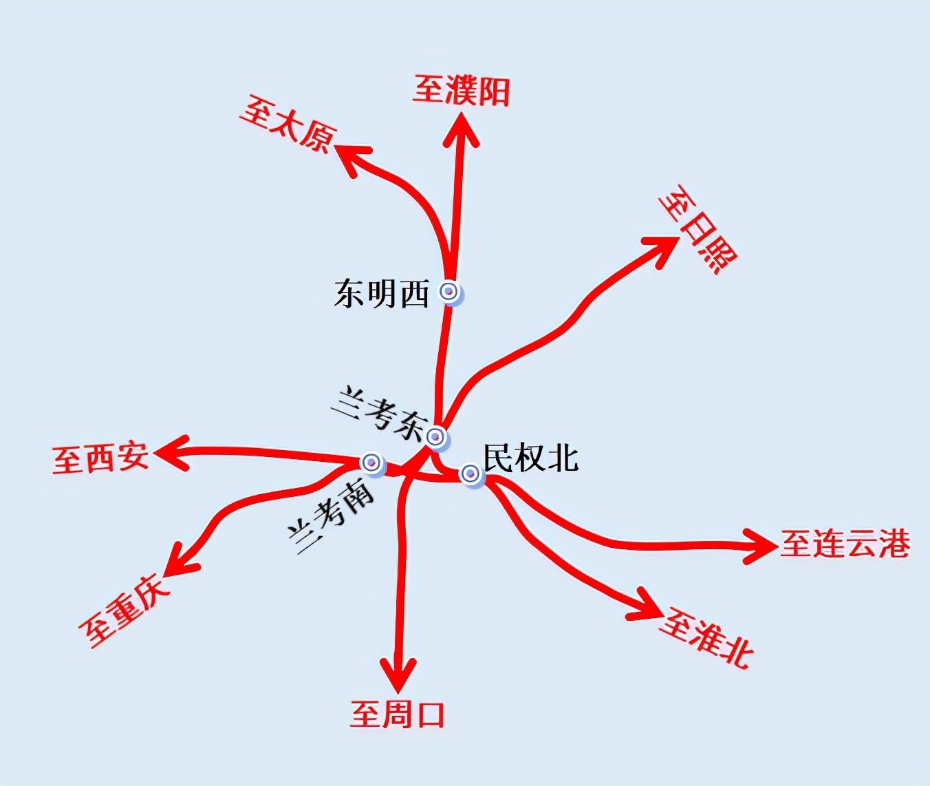 日兰高铁接入兰考站车次变更,日兰高铁菏泽至兰考段开通