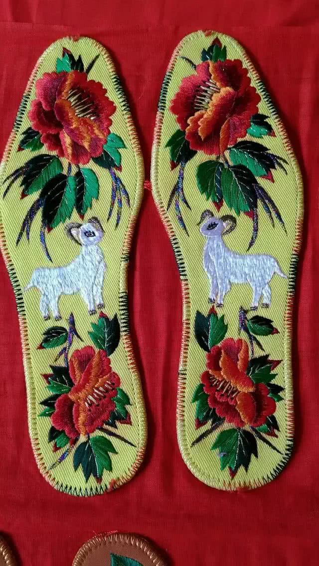 鞋垫图案360种大图超简单,最简单的十字绣鞋垫子图案