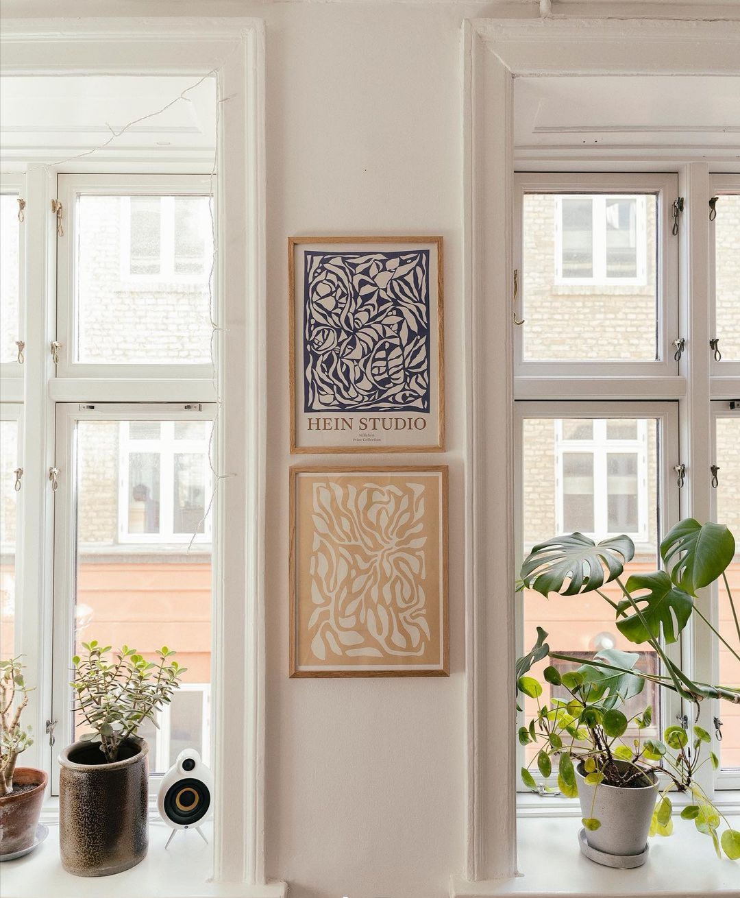 侘寂风极简卧室装饰画,天马行空装饰画