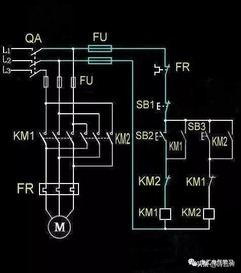 电机三大基本构造,电机三速控制实物接线图