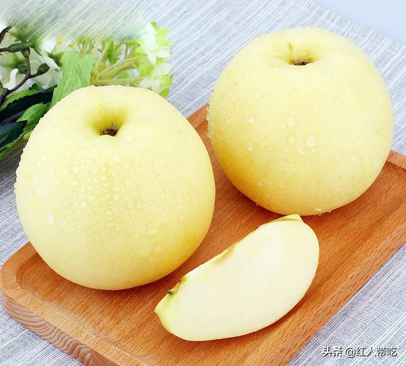 小时候吃的又黄又大的苹果,山东人小时候最爱吃的