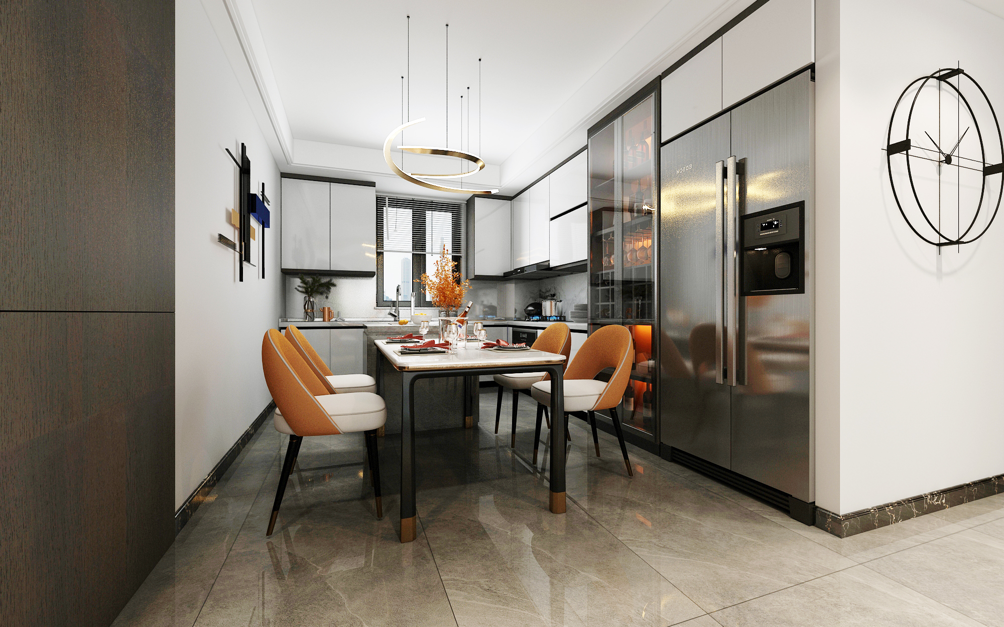 济南万科翡翠公园132平装修效果图,济南金科东方博翠170装修效果图