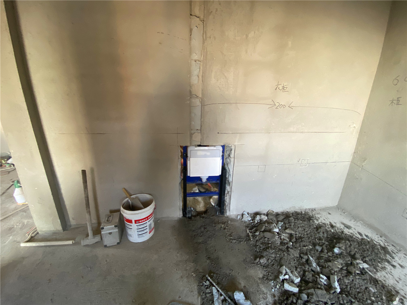 自己独立安装壁挂马桶遇到的那些坑!!!从水电开始就踩坑