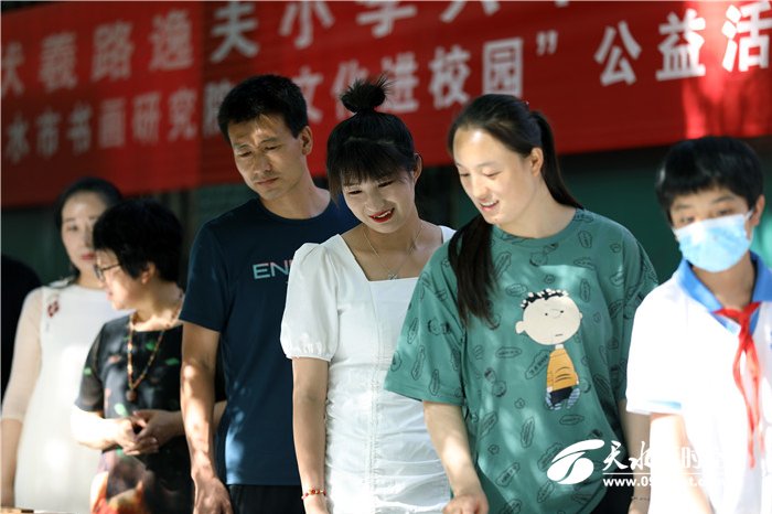 天水市伏羲路逸夫小学春季运动会,天水伏羲路逸夫小学国学进校园