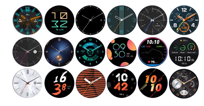 华为watchgt表盘有几种款式,华为watchgt雅致款表盘是否可转动