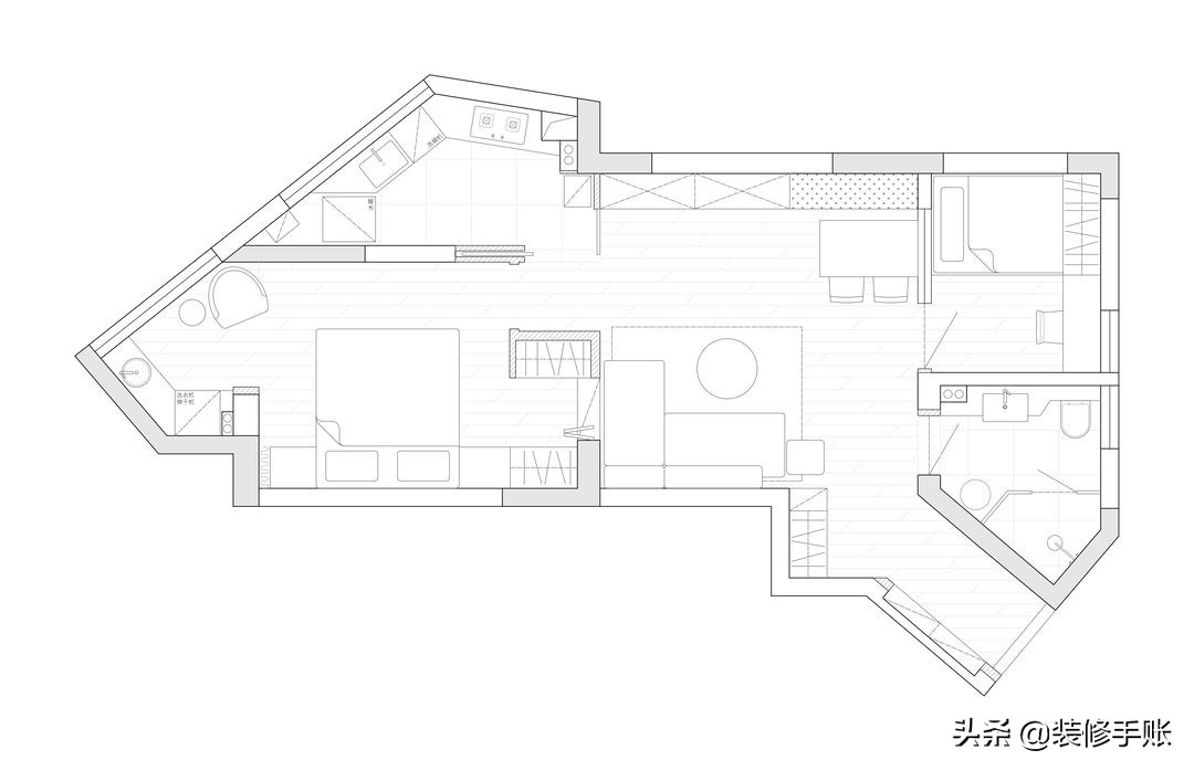 如何设计异形户型,奇葩户型改造超窄空间
