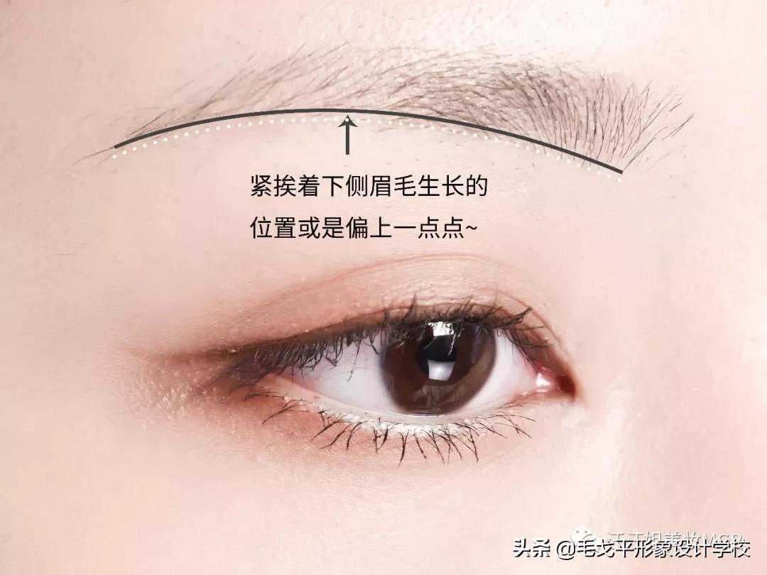 眉毛正确画法一招轻松解决高低眉,严重高低眉怎么设计好对称的眉毛