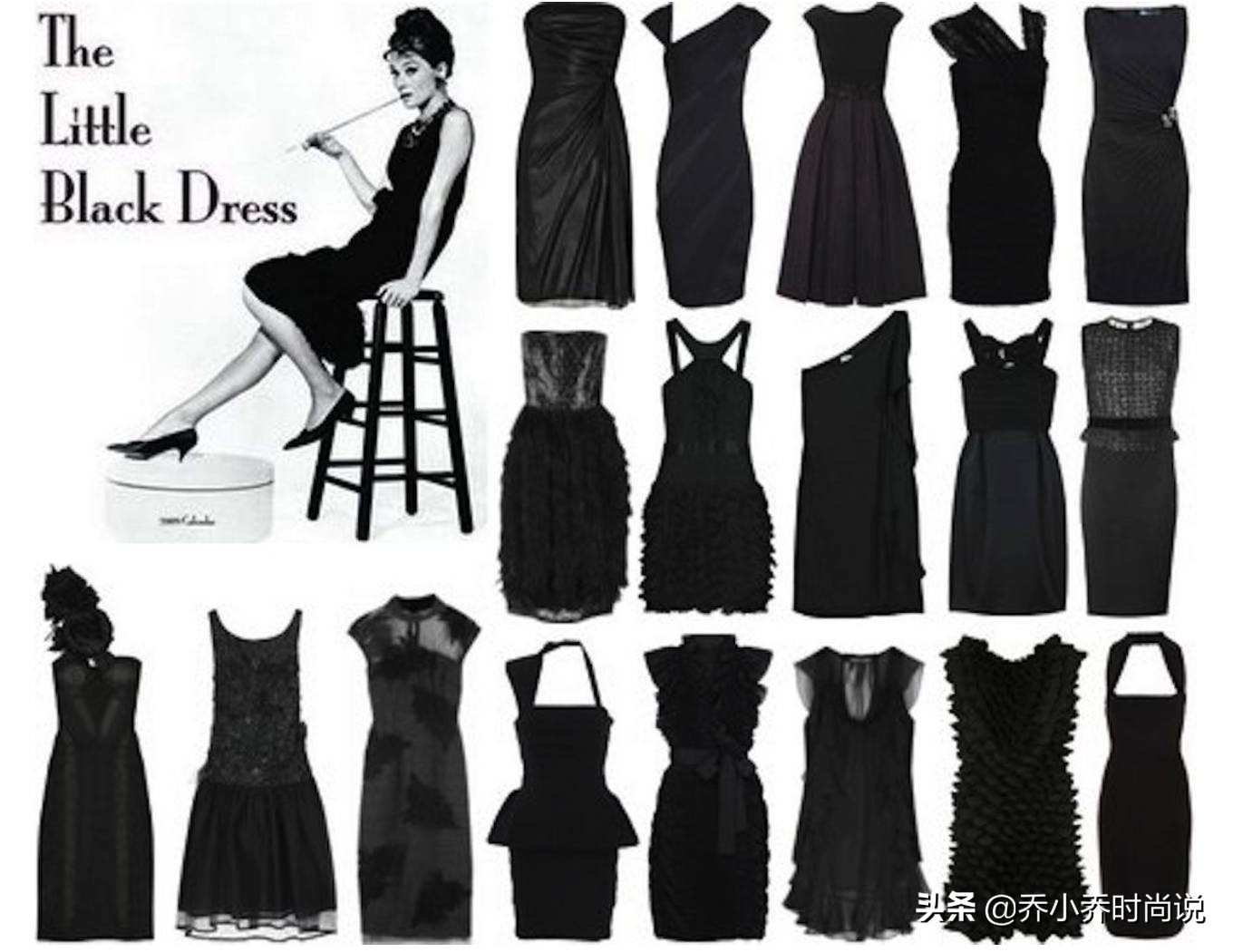 经典百年小黑裙,百年经典小黑裙香奈儿