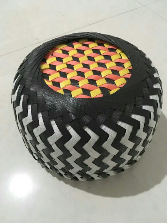 编筐图文,编筐立体花形教程