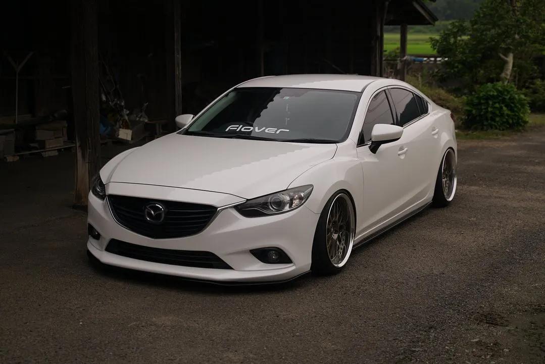 阿特兹轮毂改装案例,马自达阿特兹改装案例