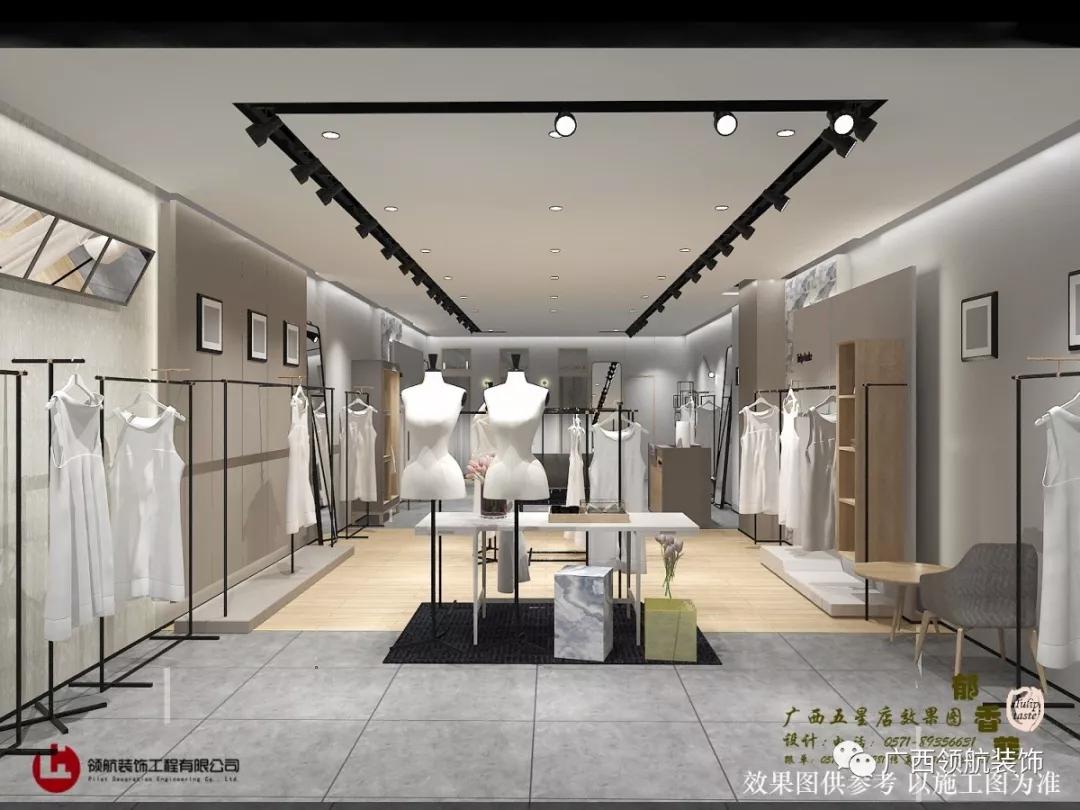 2020女装店轻奢高级灰装修,高级灰女装店装修风格