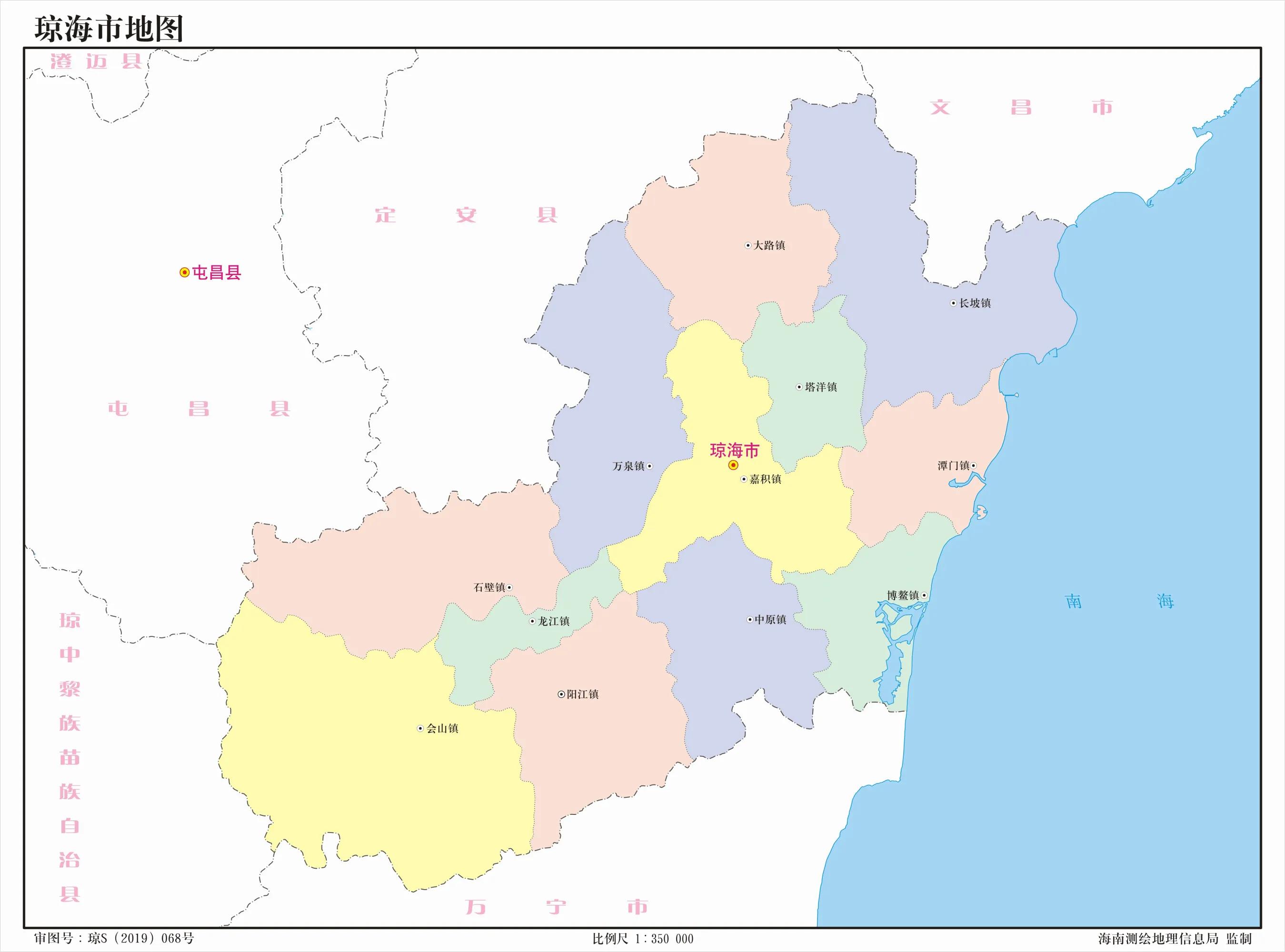 海南省北纬18度分界线地图,海南地图电子版免费