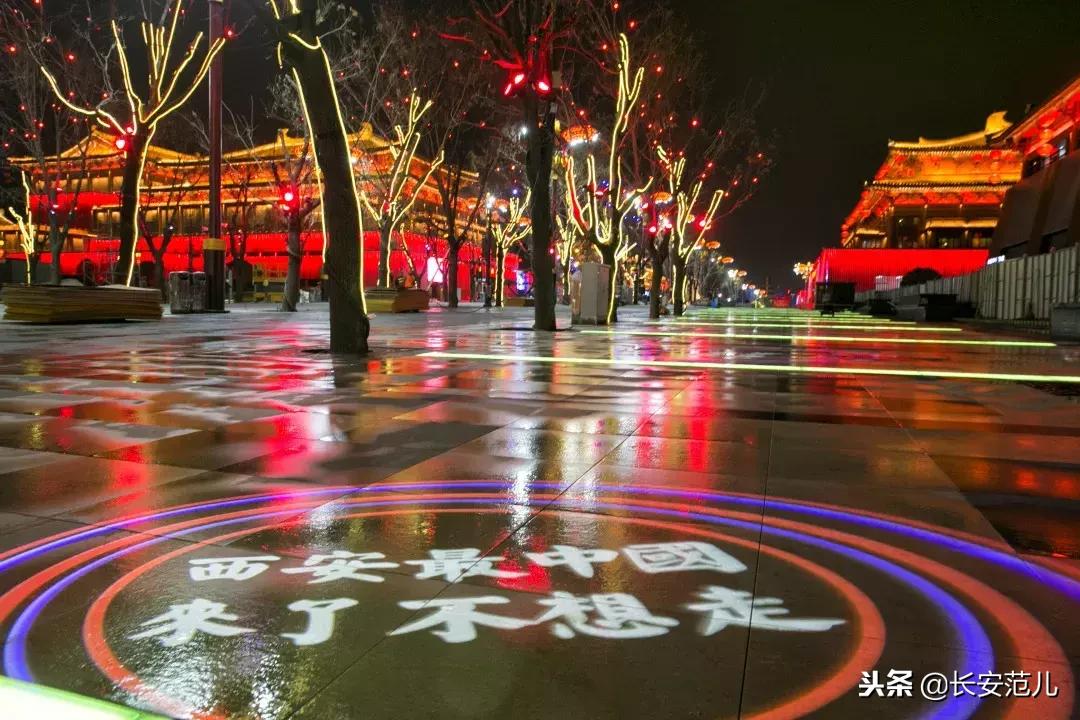 大唐不夜城照片精修,大唐不夜城图片美景实拍