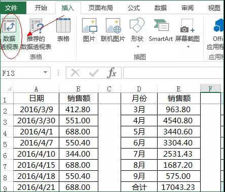 excel不同人员按月业绩求和,excel透视表后怎么按月求和