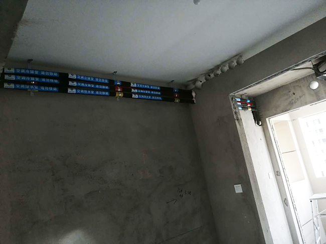 「华南城中园33号楼」住宅地暖/采暖+新风系统+中央空调设计安装