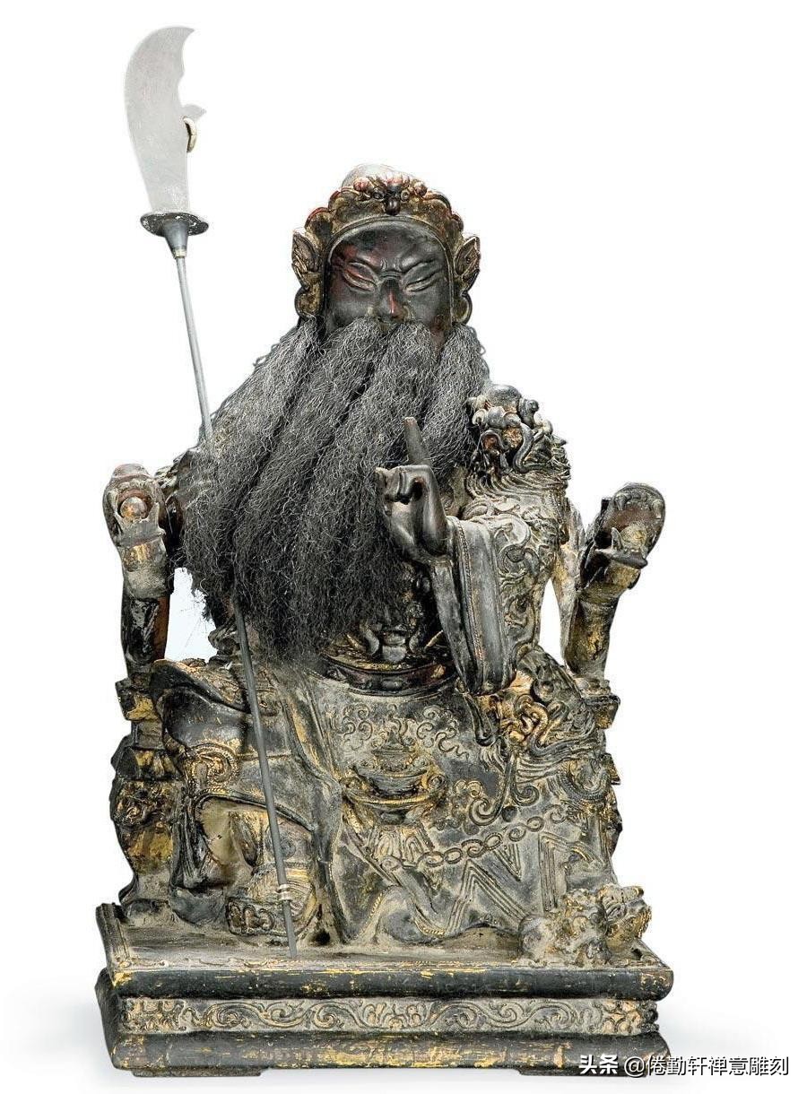 故宫博物院藏古代木关公造像视频,关公造像解说