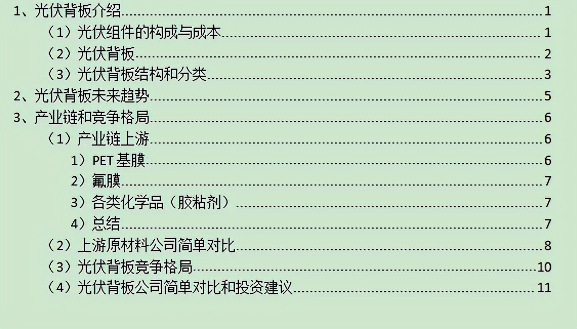 光伏背板市场,光伏行业组件