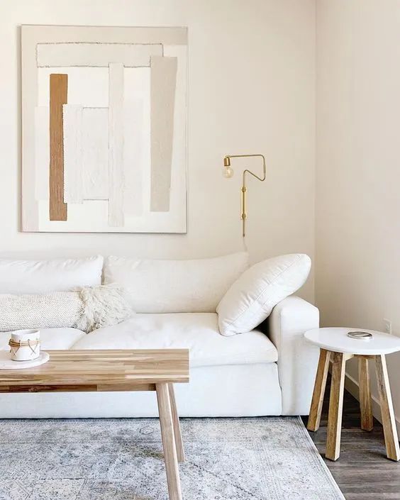 奶油色配色高级感,奶油色空间高级感