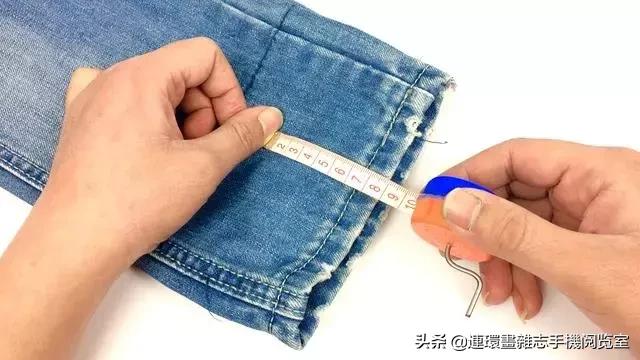 裤子太长了怎么改裤脚,裤子太长怎样编裤脚才不会掉下来