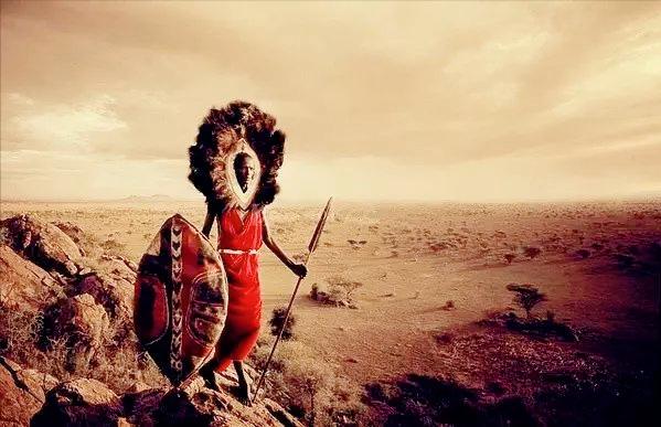 马赛人单挑非洲雄狮,狮子为啥惧怕马赛人