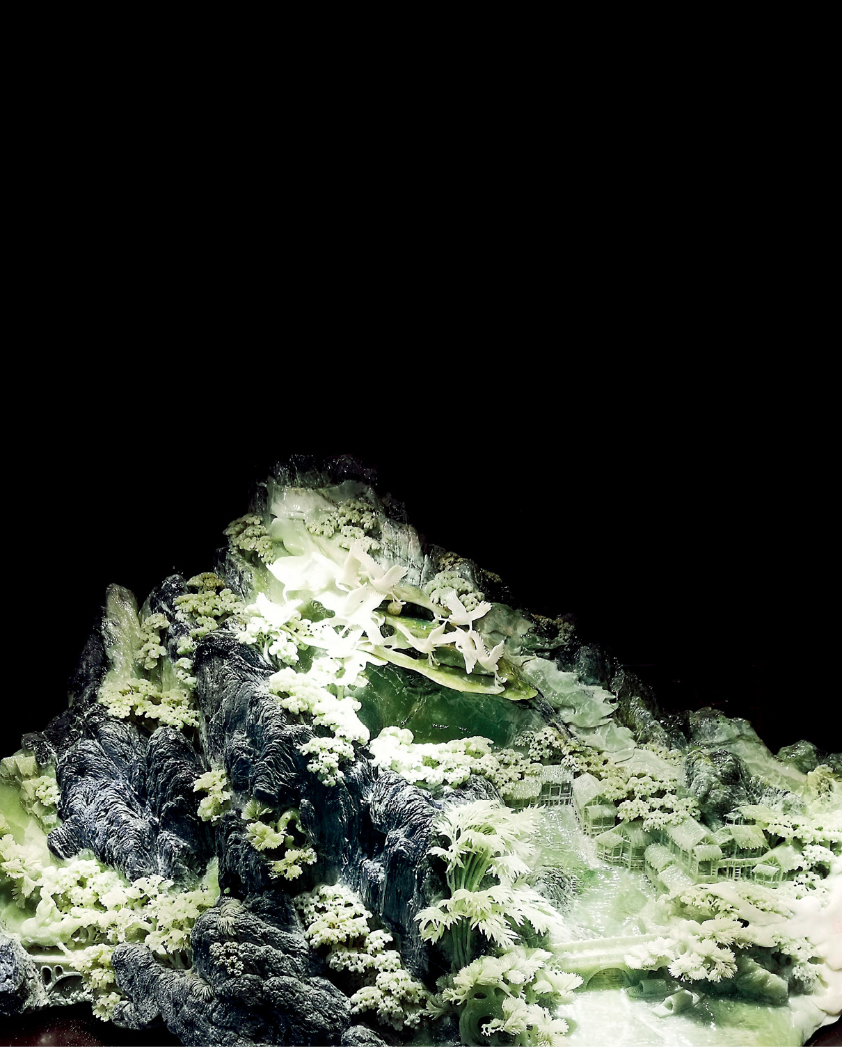 玉雕江山如画价值,玉雕山水精品图片