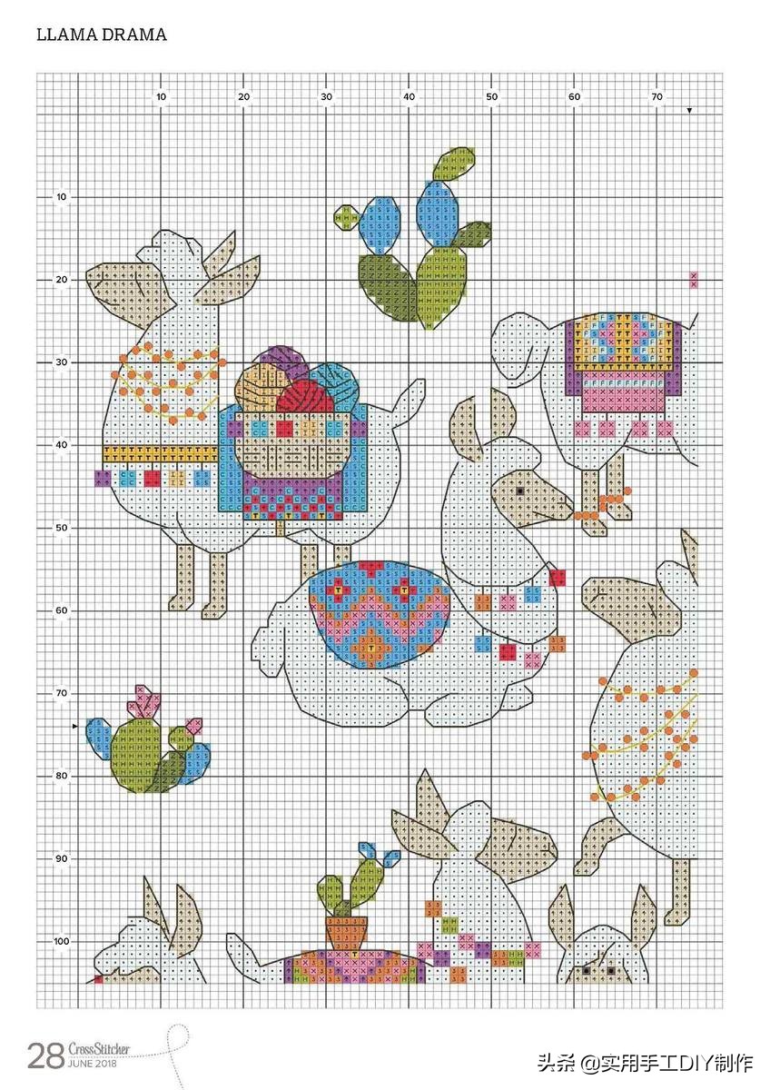简单的十字绣印花,十字绣可爱图片