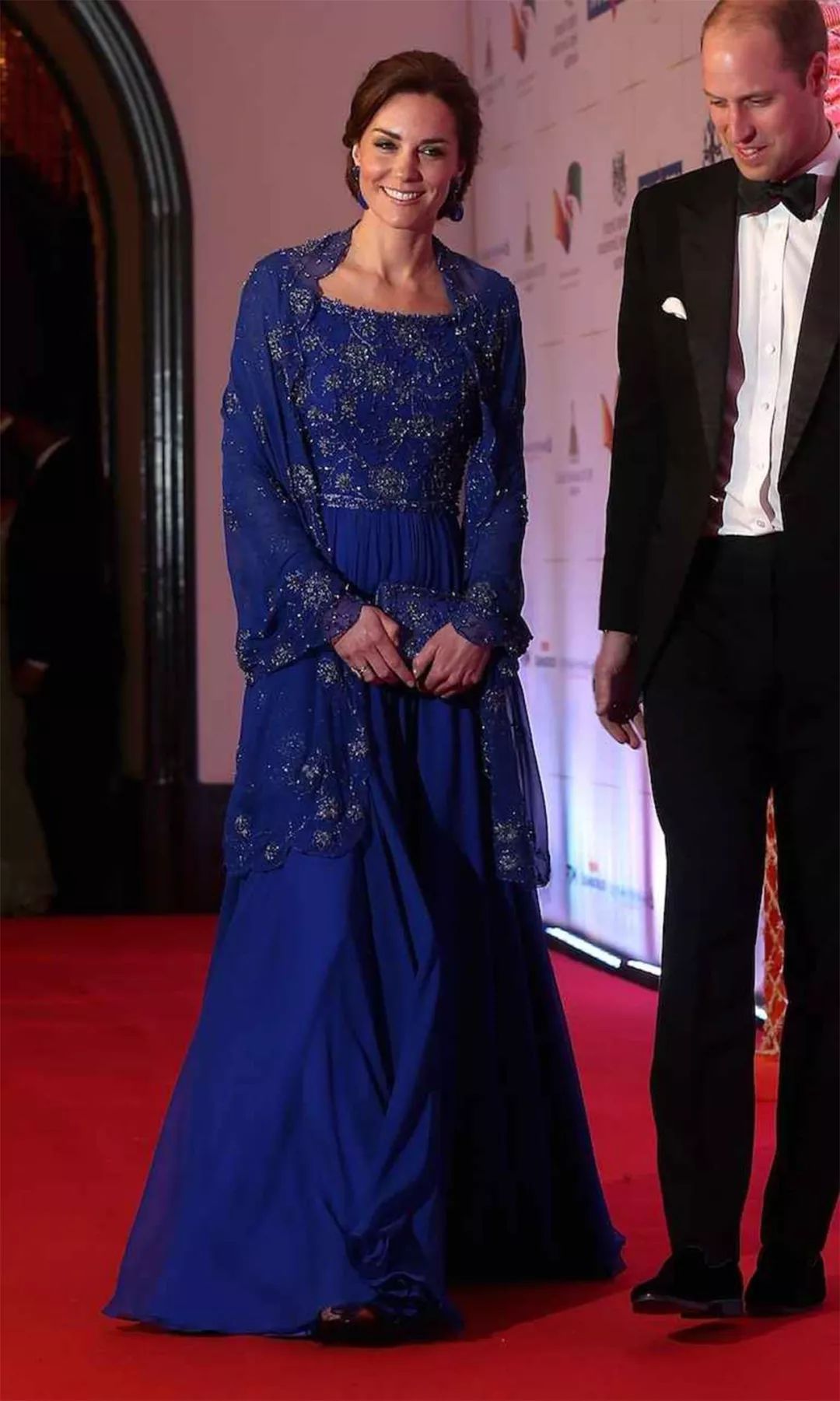 凯特王妃金纱裙,凯特皇妃透纱裙短袖