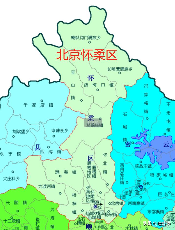 北京顺义县1958年县域变化,怀柔区近几年的变化