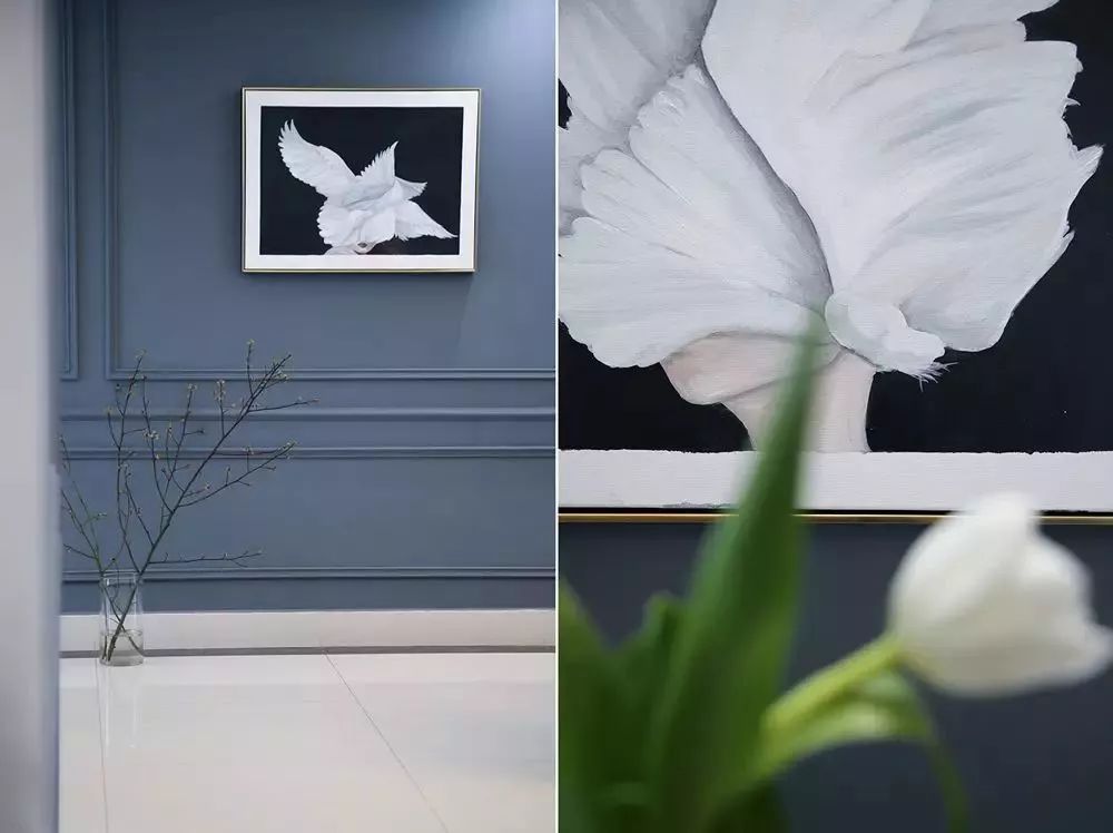 260㎡美式3居-全屋轻奢蓝精致又气派-满堂喜装饰集团