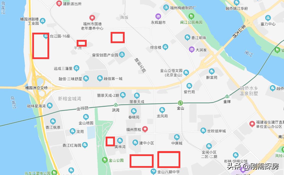 福州仓山区金山板块,福州金山片区