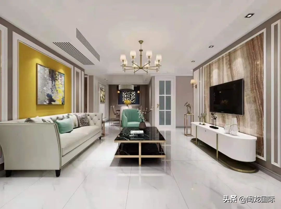 深素色瓷砖效果图大全欣赏,新中式拼花瓷砖效果图大全