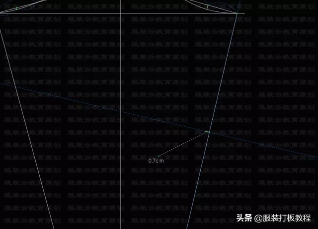 大海服装落肩袖卫衣裁剪图,100码幼童落肩袖卫衣裁剪方法