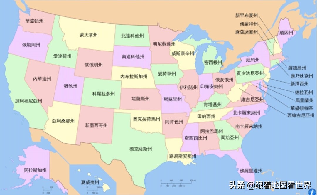 美国各州地名来历,美国各州及各城市地名的来历