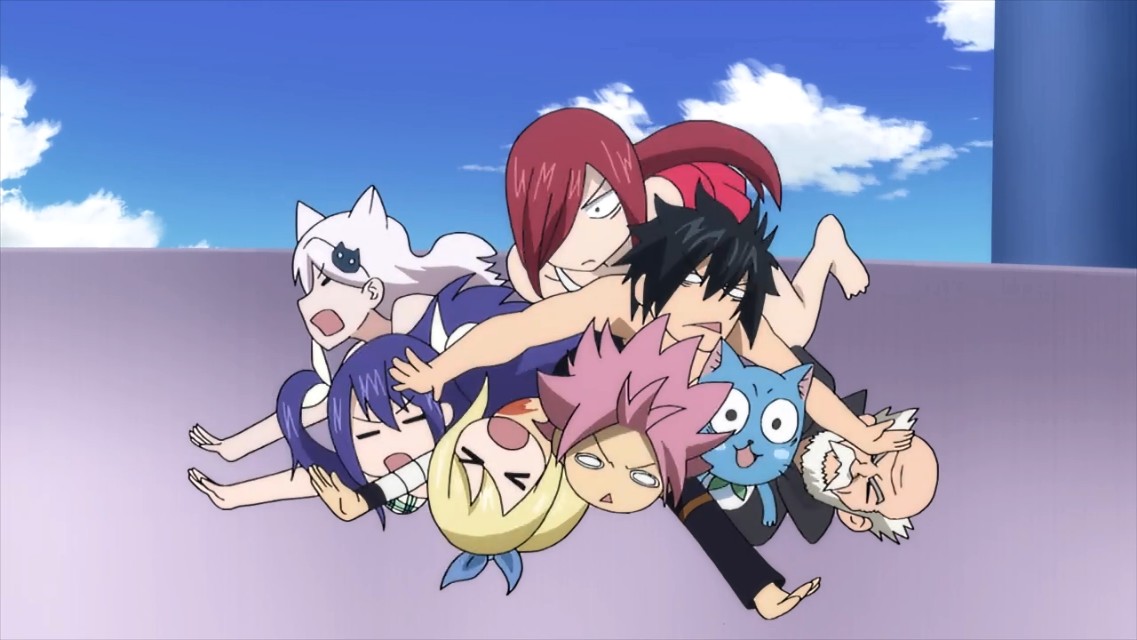 妖精的尾巴q版壁纸,妖精的尾巴动漫原壁纸