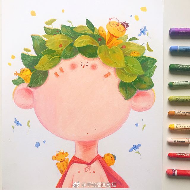 惊艳油画棒作品,超美油画棒作品