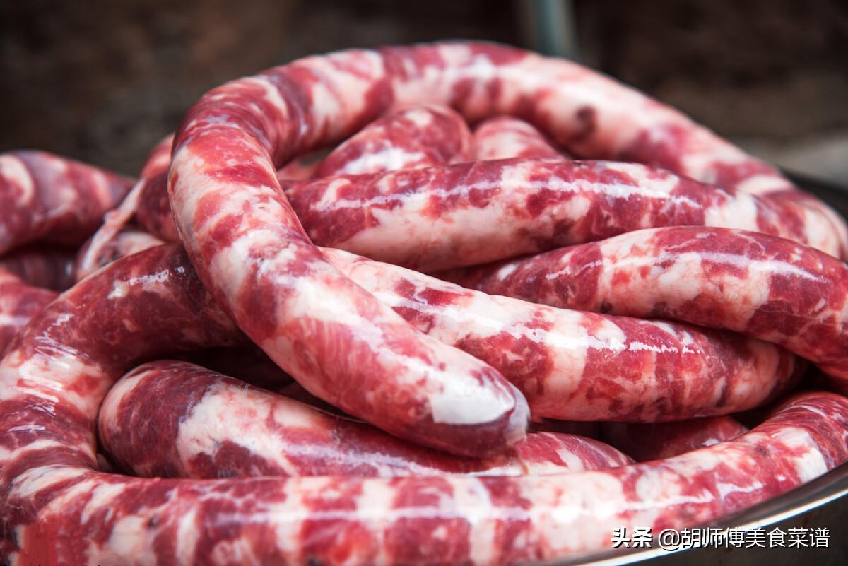 五香味香肠10斤原味香肠最佳配方,正宗香肠配方比例