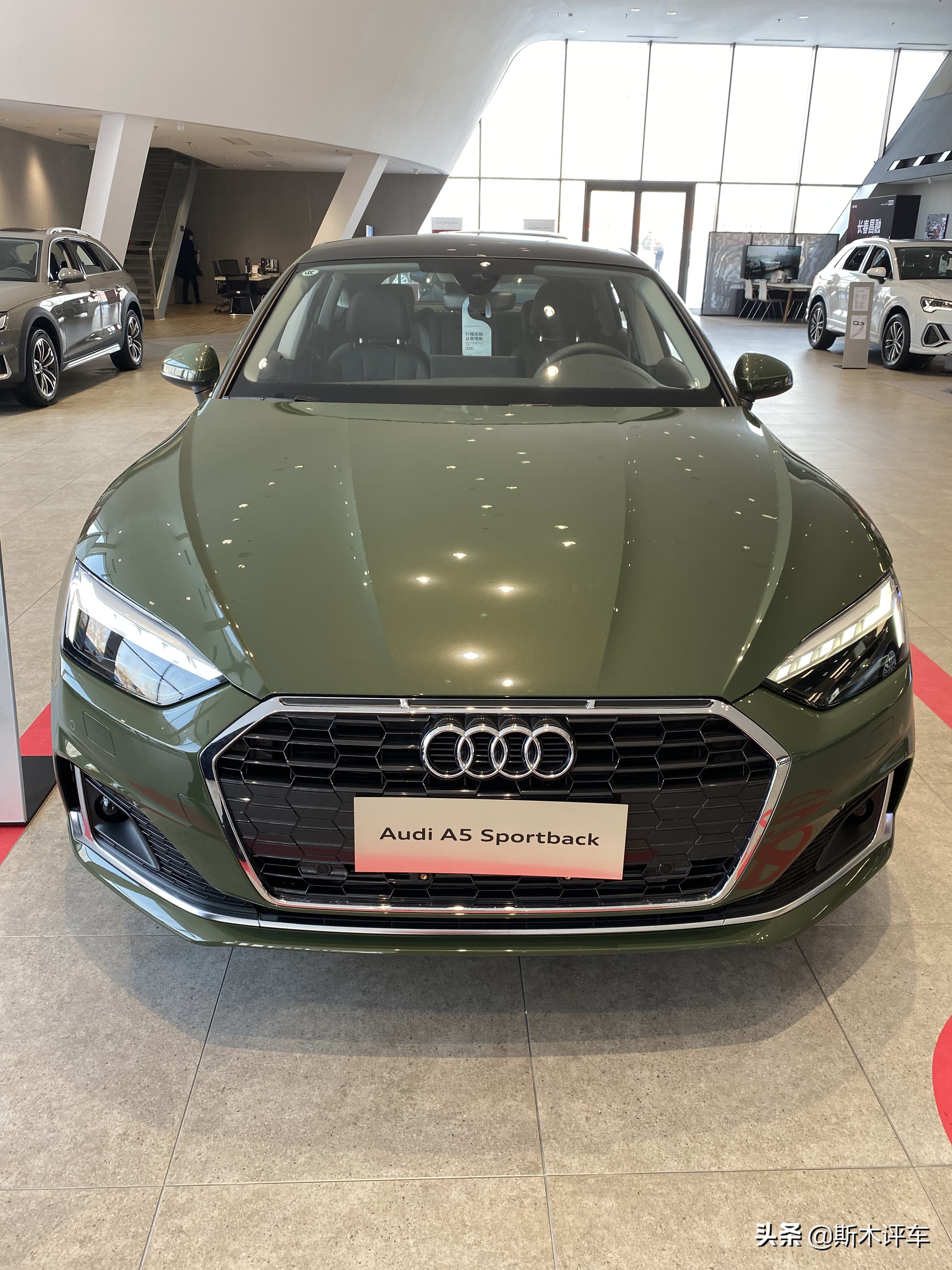 试驾奥迪a5sportback,奥迪a5底盘容易磕碰