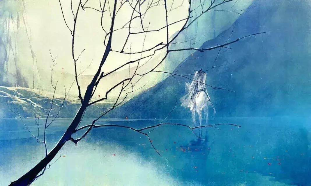 当代美诗都在此！和尚诗壁（76）回望当年牵手处，而今唯有落花新